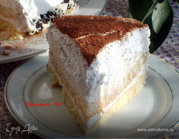 Торт "Нежность", с нежностью для команды "ЕдимДома" и для моих друзей!