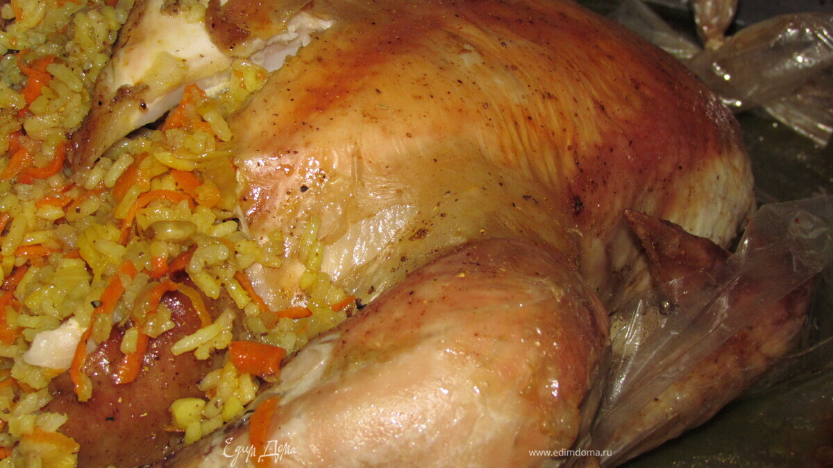 Фаршированная курица