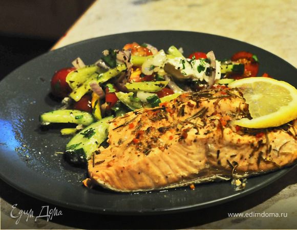 Рыба в лимонно-апельсиновом маринаде.