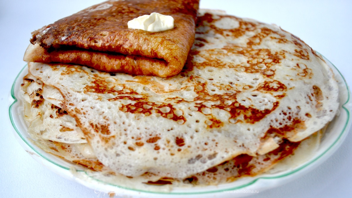 Классические дрожжевые блины