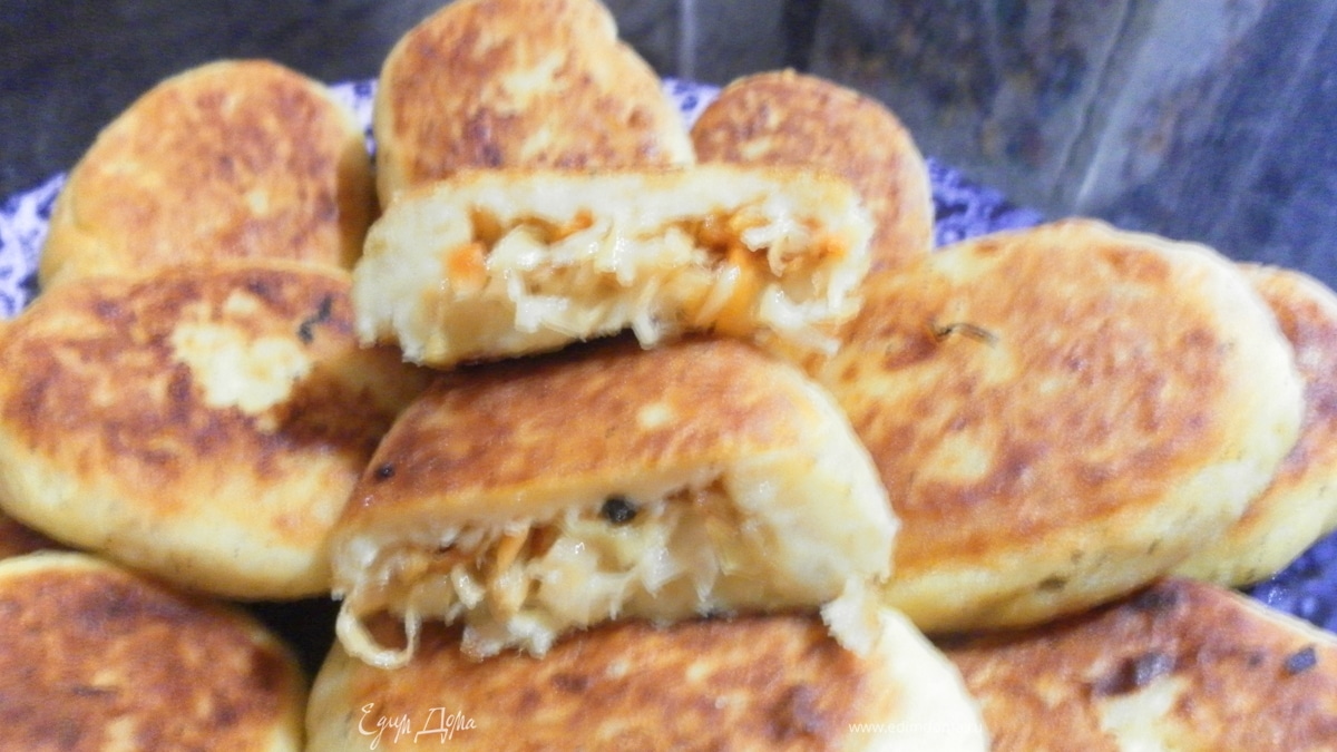 картофельные пирожки с капустой