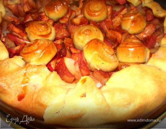 Яблочно-тыквенный флан Яблочно-тыквенный флан