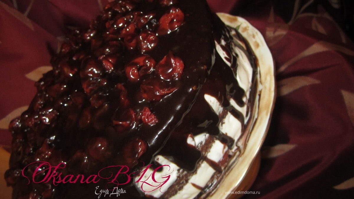 Торт "Вишня в шоколаде"