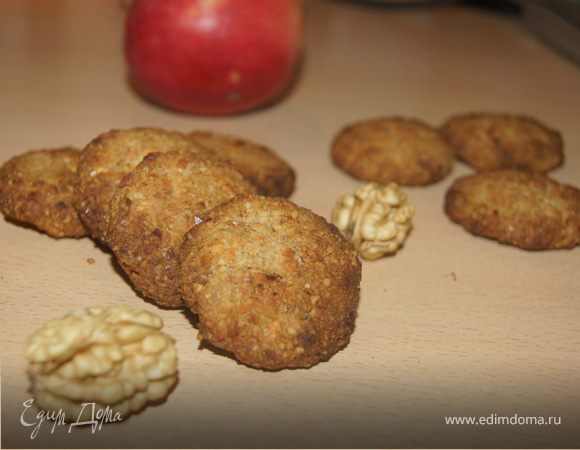 Яблочно-ореховое печенье