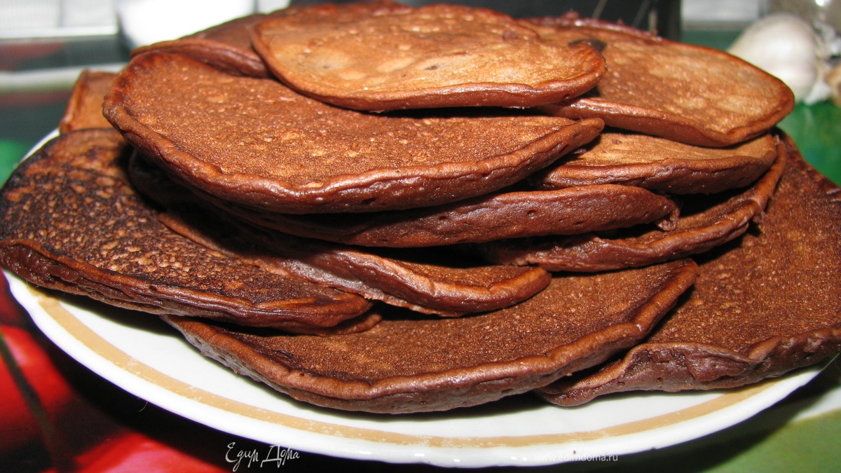 Шоколадные оладьи