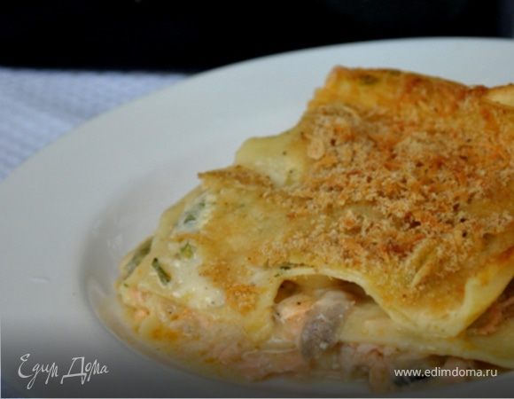 Лазанья с морепродуктами