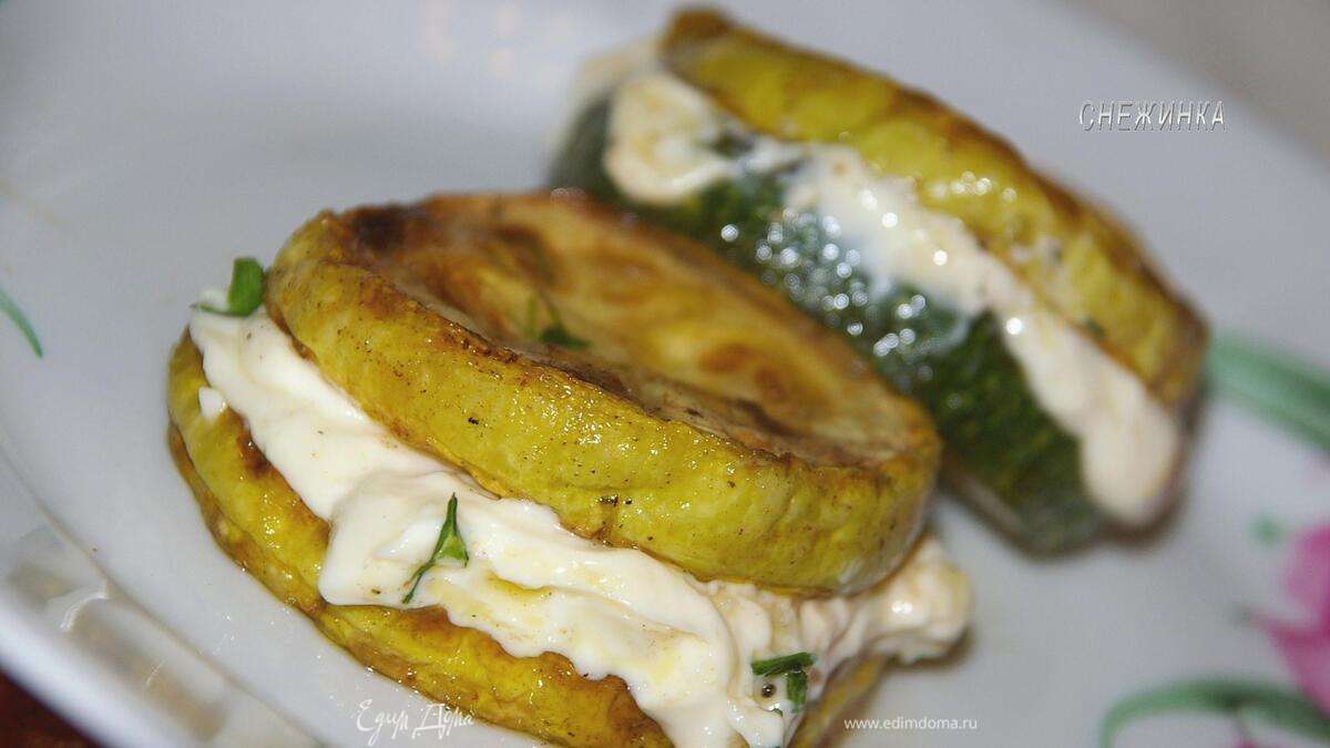 «Медальоны» из цукини