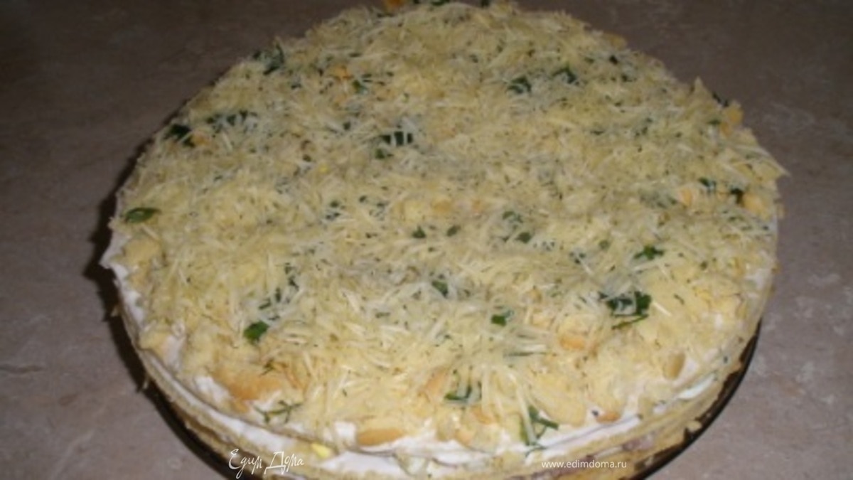 Рыбный торт