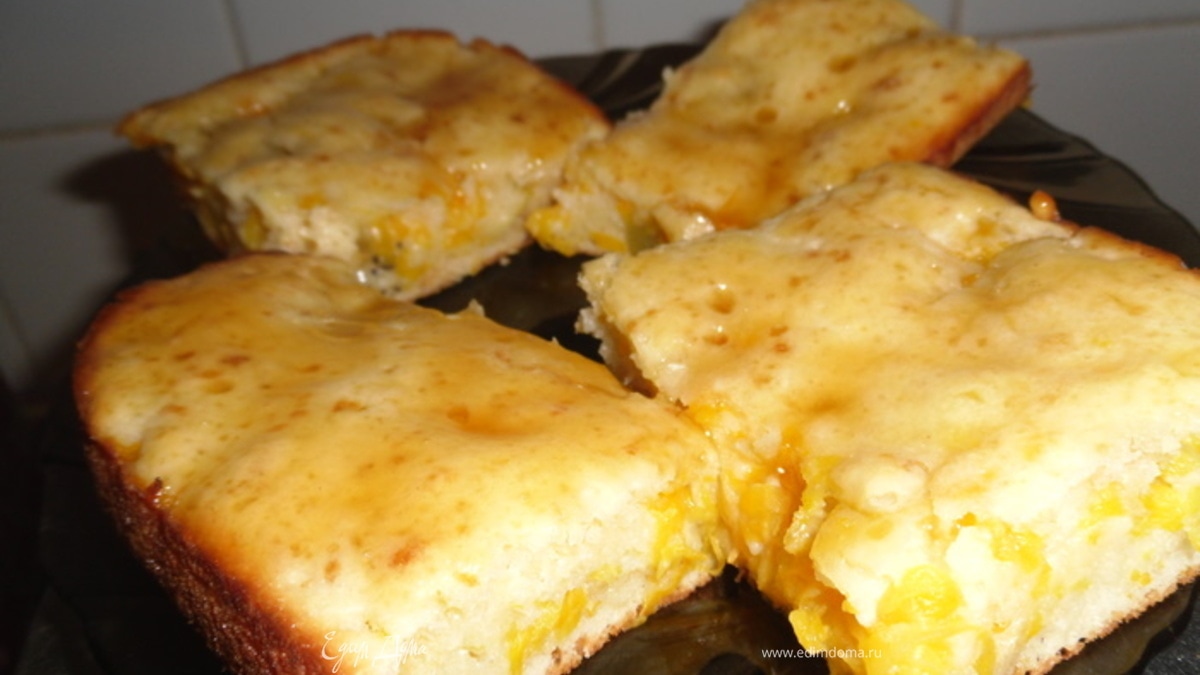 Тыквенный пирог с киви