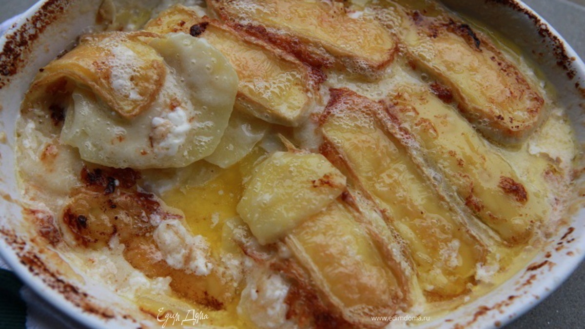 Гратен из картофеля с сыром — пошаговый рецепт с фото