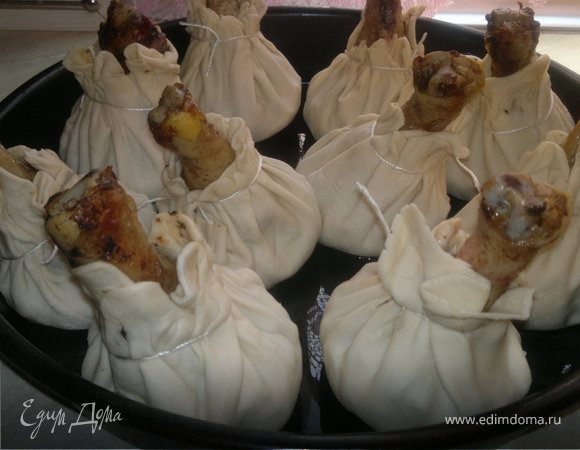 Куриная ножка в слоёном тесте Куриная ножка в слоёном тесте