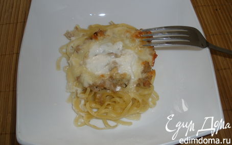 Рецепт "Гнездышки" из спагетти