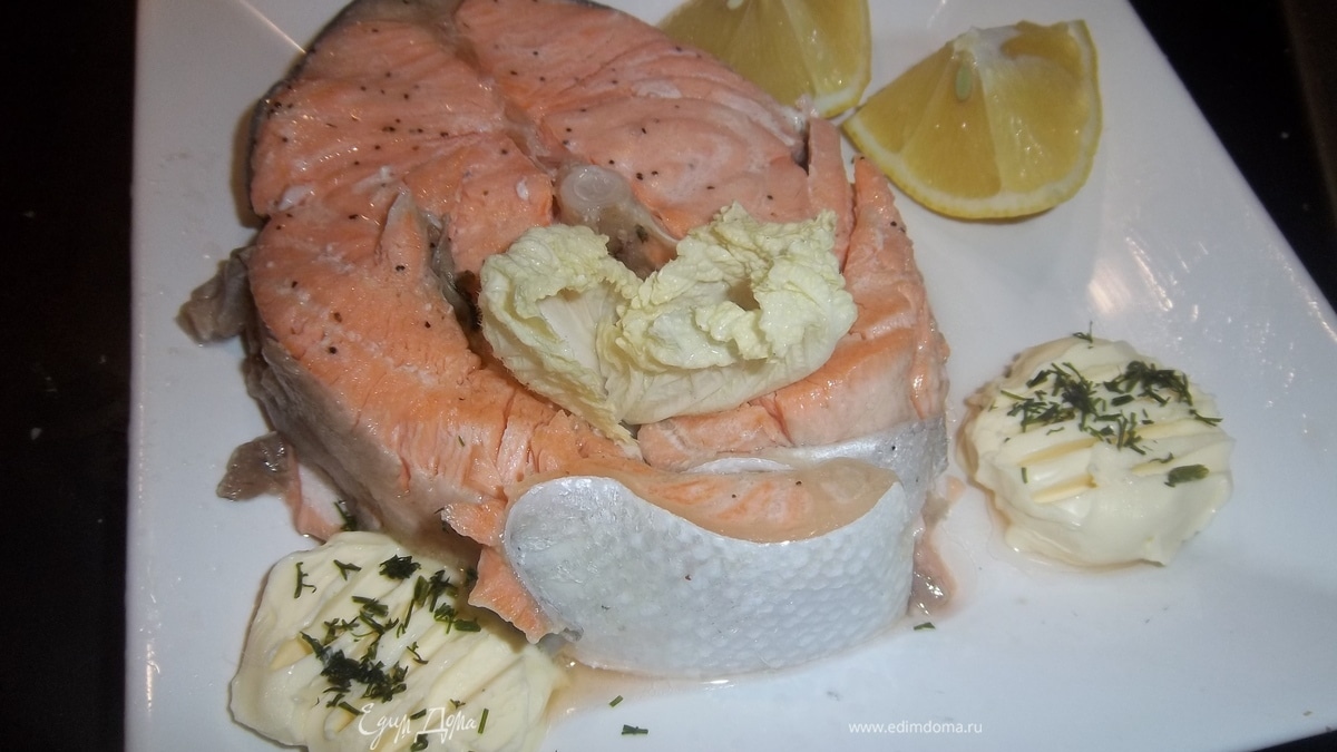 Лосось с маслом