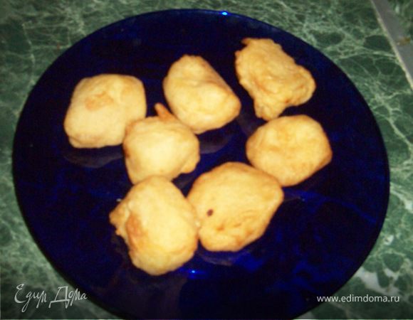 Сырные шарики с ветчиной