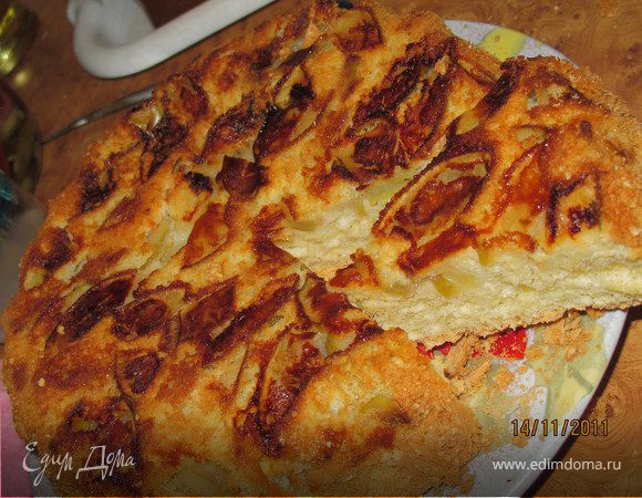 Наш любимый пирог (шарлотка)