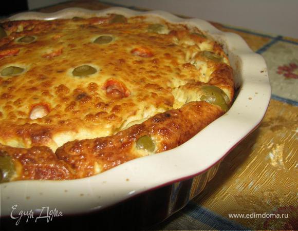 Сырррная запеканочка "В горошек" Сырррная запеканочка "В горошек"