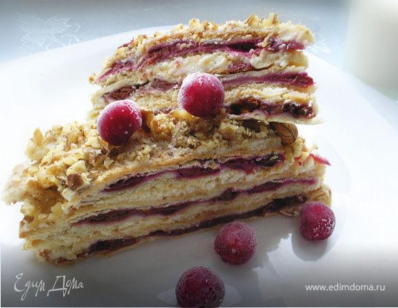 Торт-слойка "Вишенка".