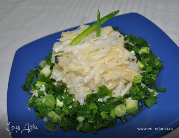 Редька с яблоком