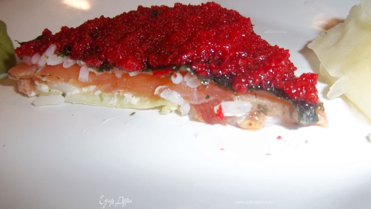 Сэндвич с лососем