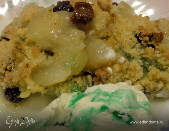 Мятный крамбль.