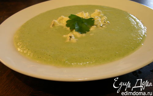 Рецепт Молочный крем-суп из брокколи и голубого сыра