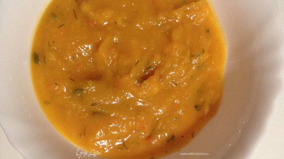 Суп-пюре из тыквы
