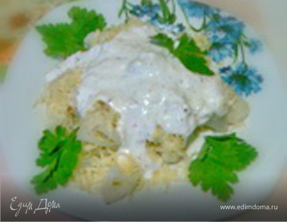 Салат из цветной капусты с сыром Салат из цветной капусты с сыром