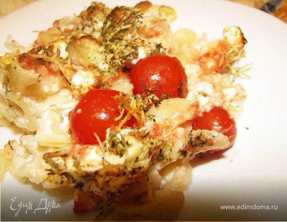 Триполини с брынзой и черри Триполини с брынзой и черри