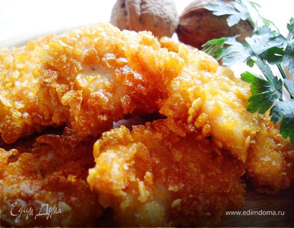 Хрустящие куриные кусочки Хрустящие куриные кусочки