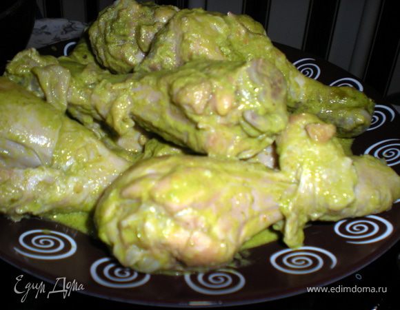 "МОЛОДО-ЗЕЛЕНО" курица в зелёном карри