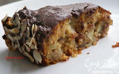 Рецепт Шоколадно-медовый торт с яблоками