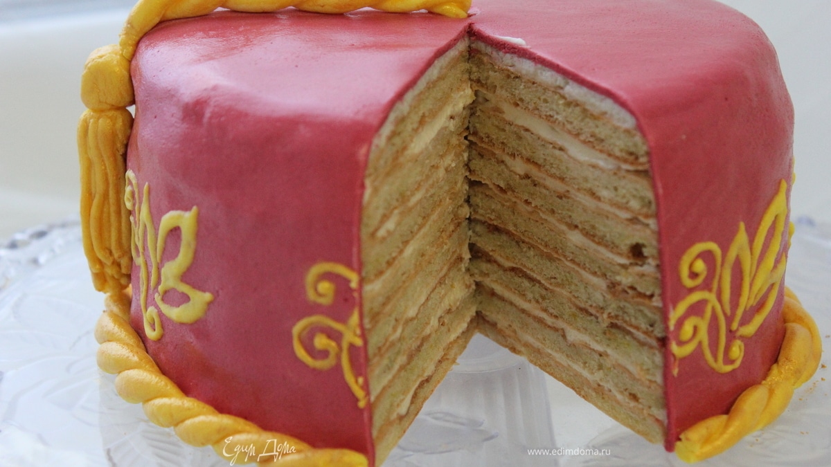 Творожно-цитрусовый торт