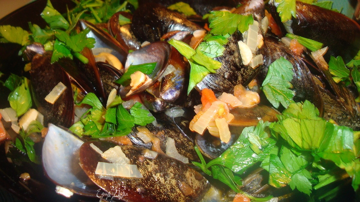 Moules a la provencale. Мидии