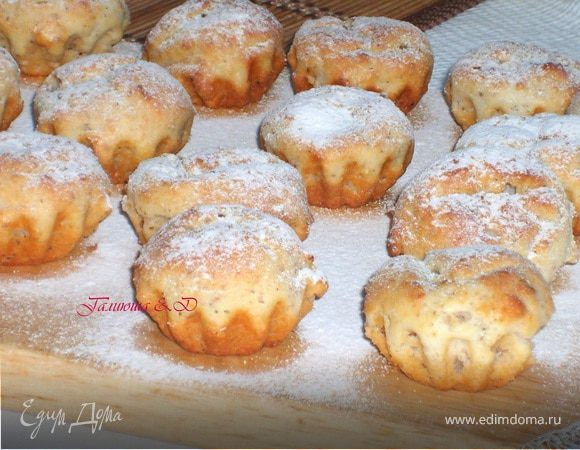 Творожно-ореховые или шоколадные кексы Творожно-ореховые или шоколадные кексы