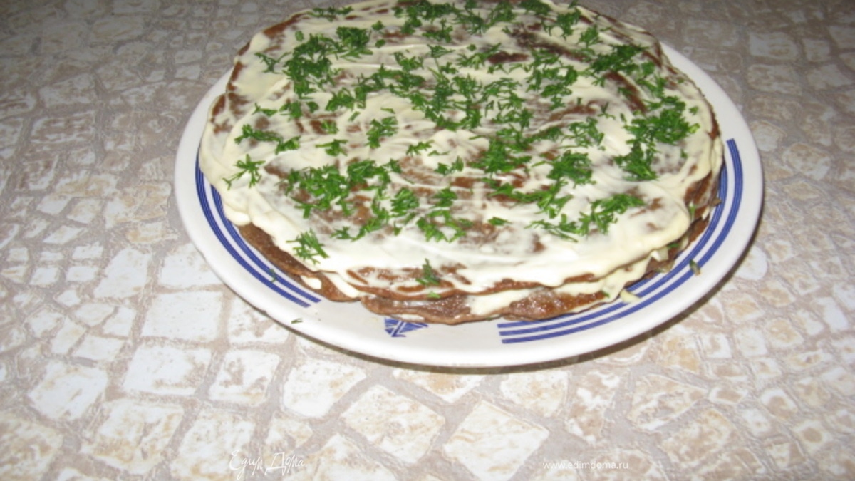 Торт печеночный "Сюрприз"