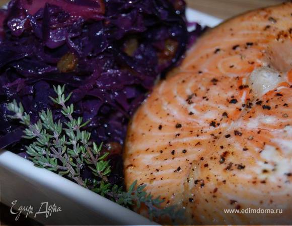 Лосось с красной капустой по-ирландски Лосось с красной капустой по-ирландски