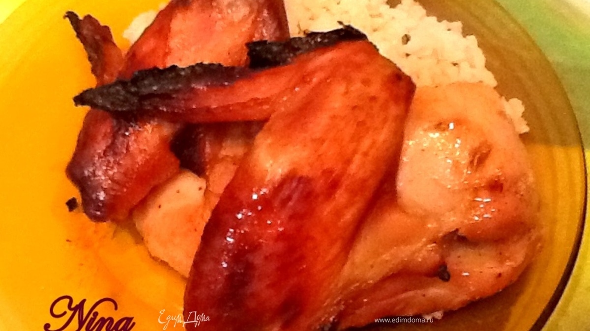 Курица в горчично-медовом маринаде