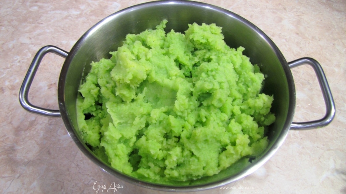 Картофельное пюре со шпинатом