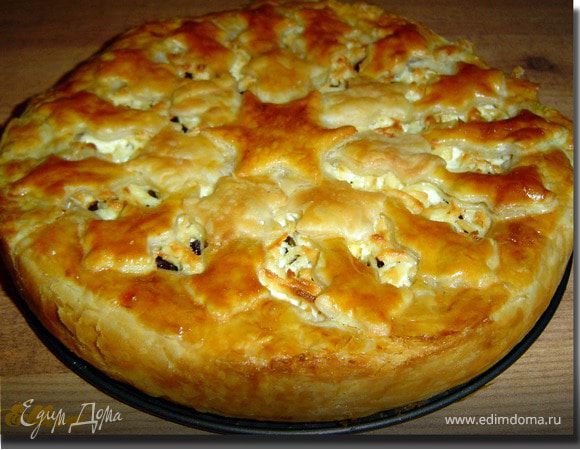 Пирог "Зимние узоры" 