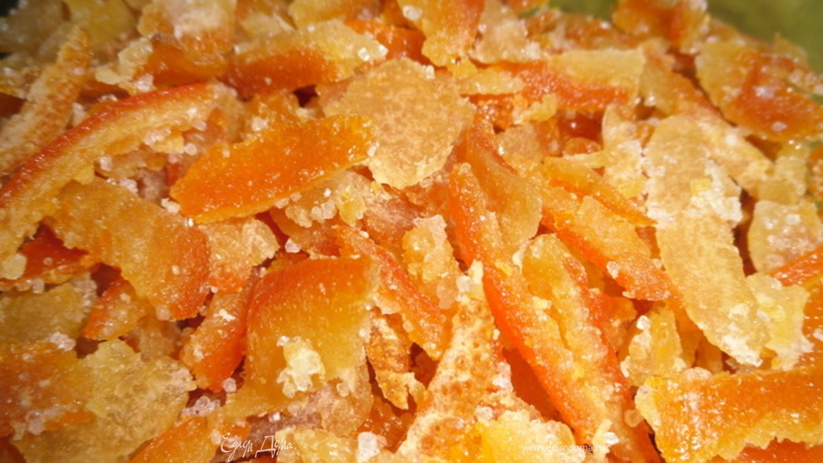 Цукаты из цитрусовых (экспресс метод)