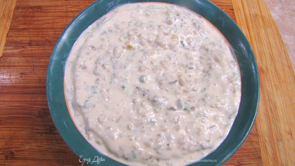 Соус из майонеза и корнишонов