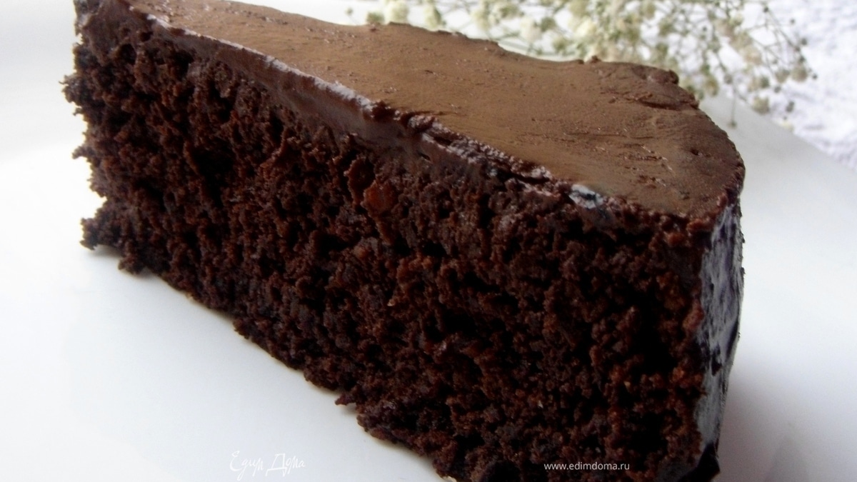 Шоколадно-свекольный торт