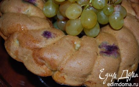 Рецепт Винный кекс с виноградом