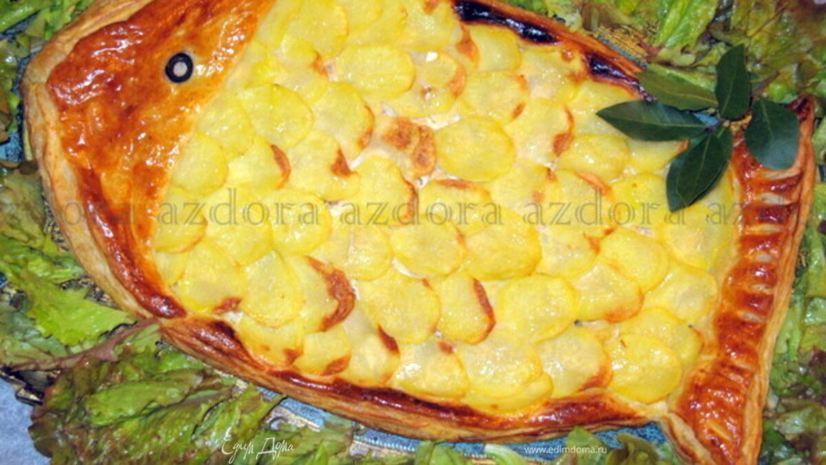 Tescoma. Акула-каракула с начинкой из лосося, креветок и савойской капусты