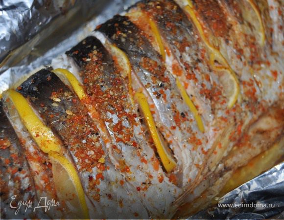 Белый амур в фольге