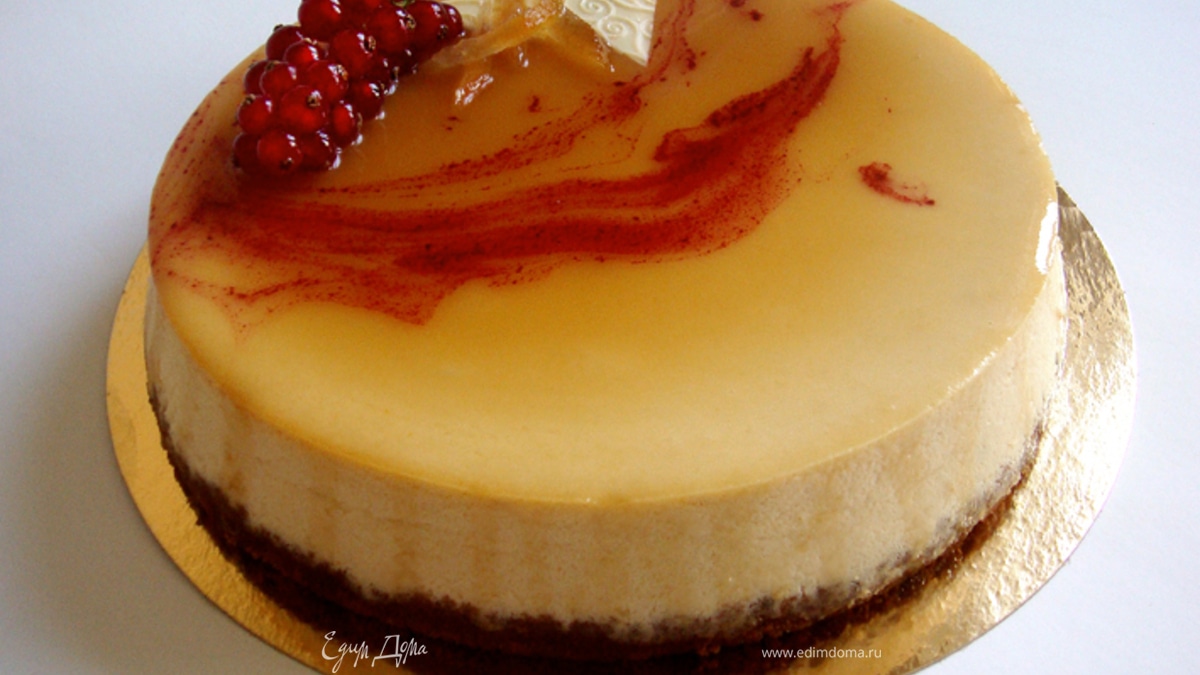 Чизкейк "Экзотик" с рикоттой и маракуйей