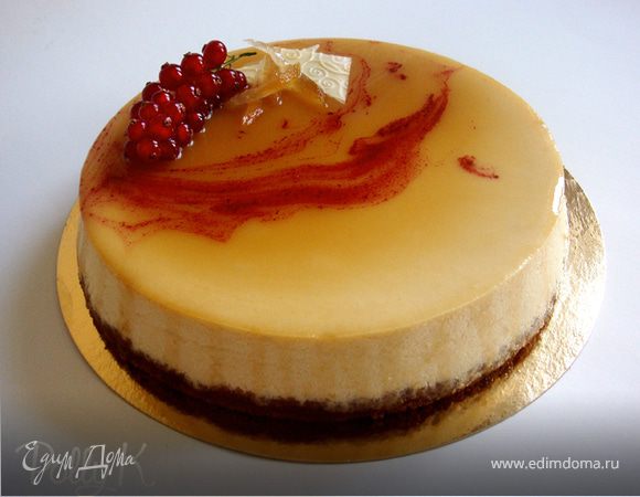 Чизкейк "Экзотик" с рикоттой и маракуйей Чизкейк "Экзотик" с рикоттой и маракуйей