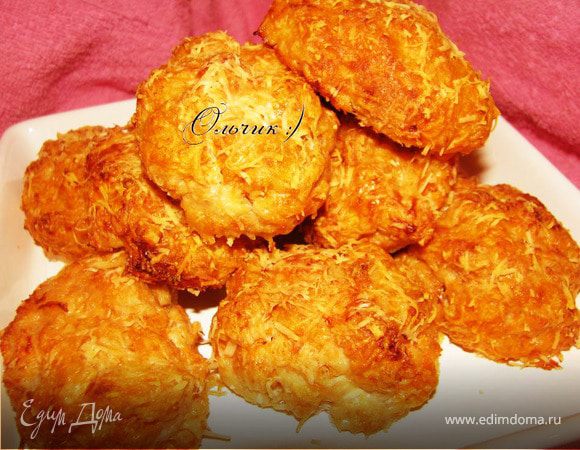 Печеные котлетки из индюшиного филе с тыквой в сырной панировке.