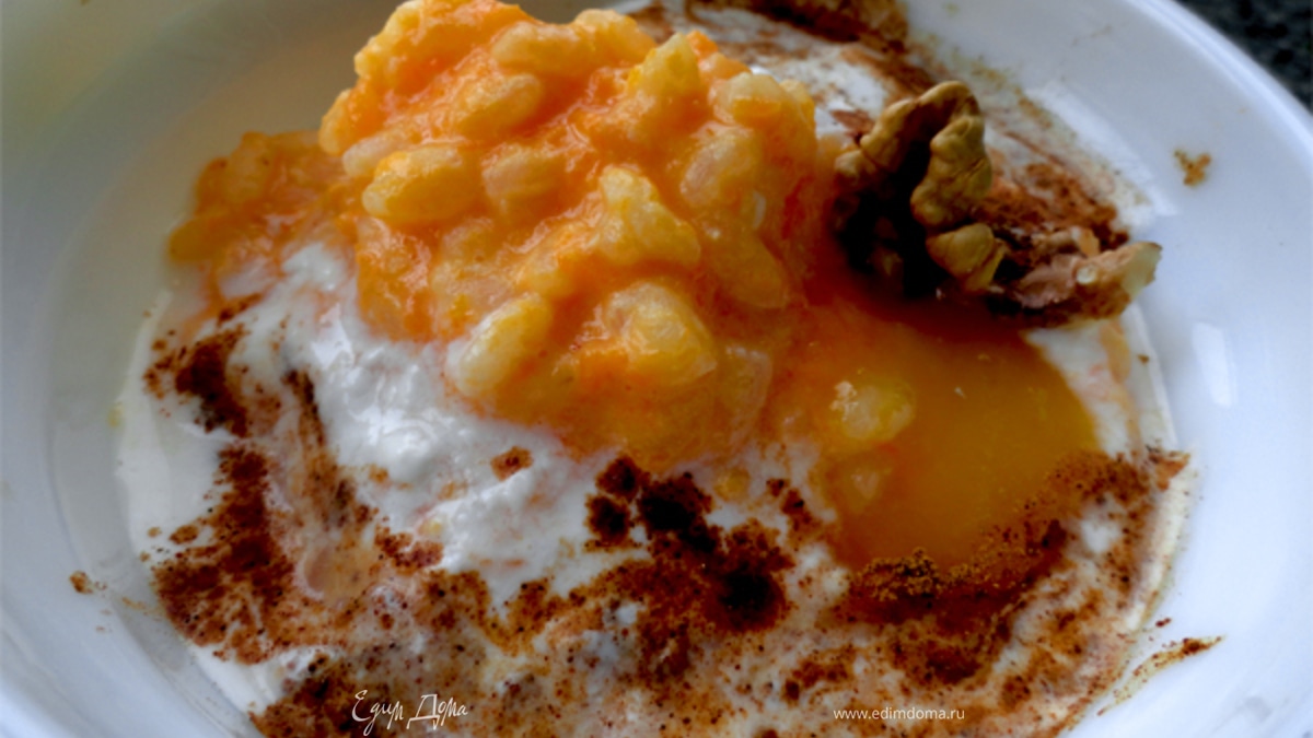 Тыквенная каша с кокосовой ноткой *дебют*