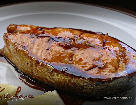 Сёмга в соевой глазури